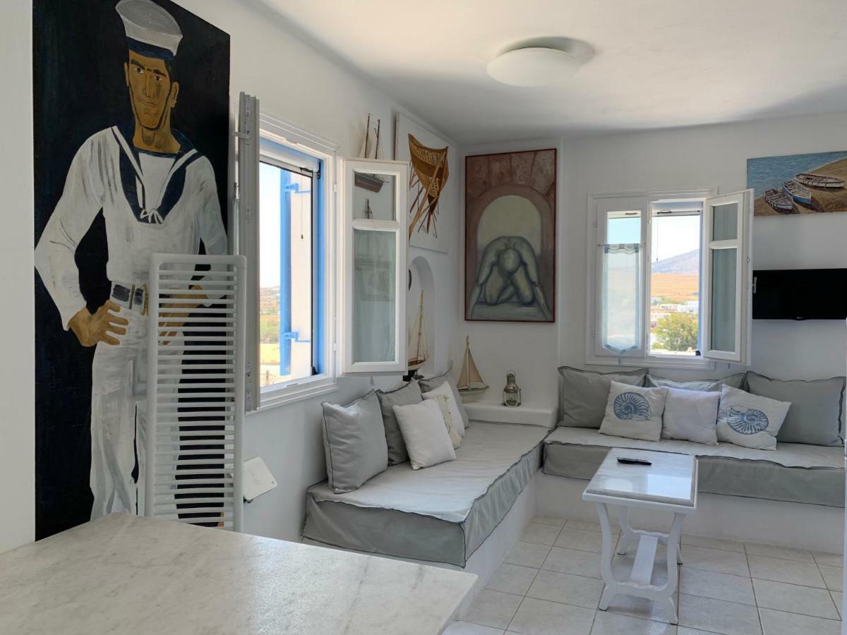 Aiolos Home With Private Veranda And Amazing Sea Views, Paros Πίσω Λιβάδι Εξωτερικό φωτογραφία